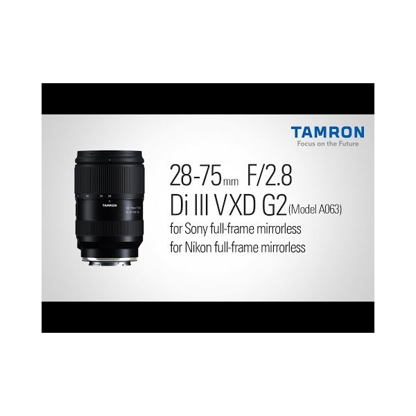 Tamron A063 28-75mm f/2.8 Di III VXD G2 Lens for Nikon Z