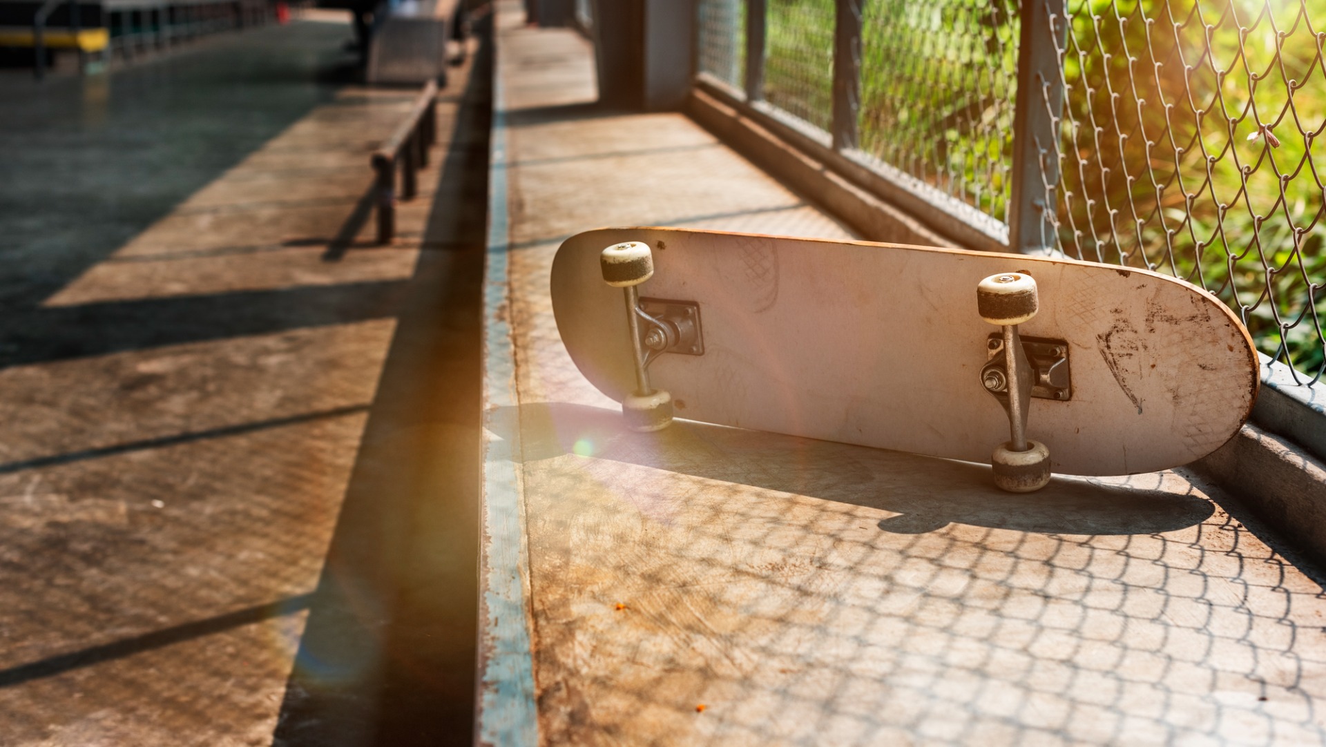 A street snap using ghosting and lens flare