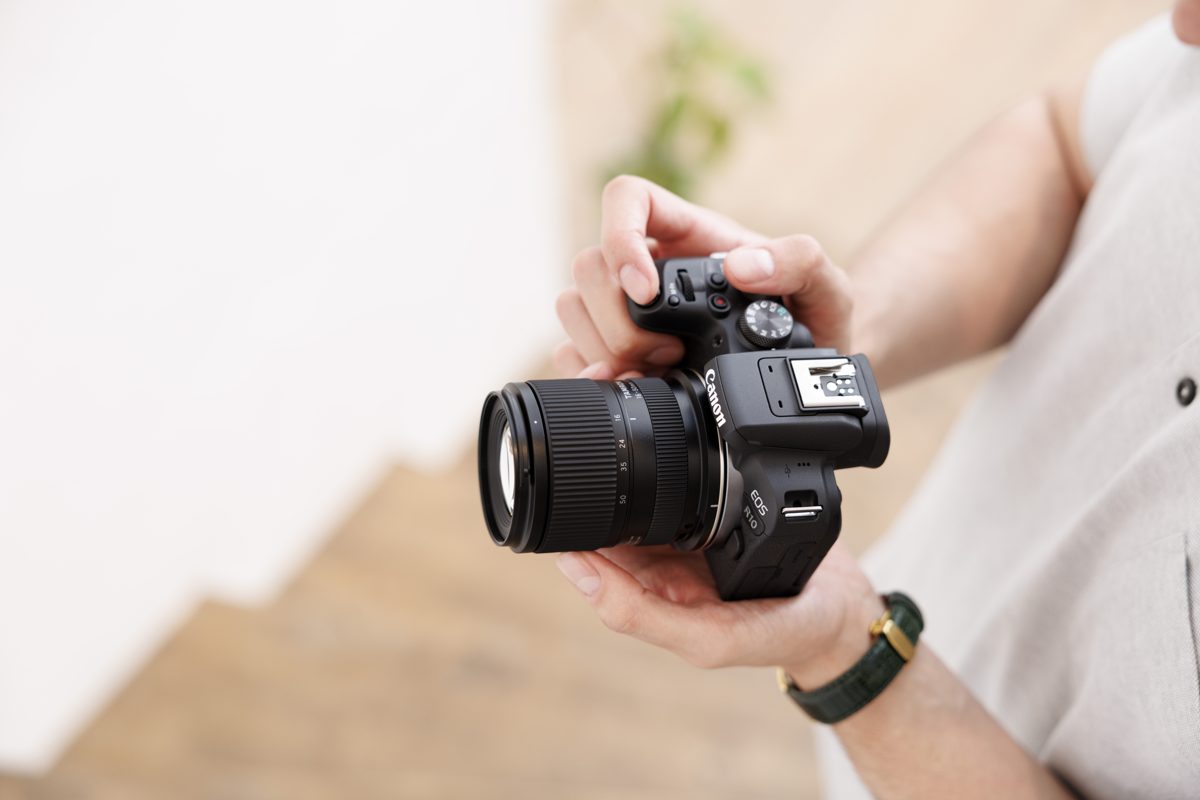 The compact 16-50mm F2.8 A on an APS-C mirrorless camera