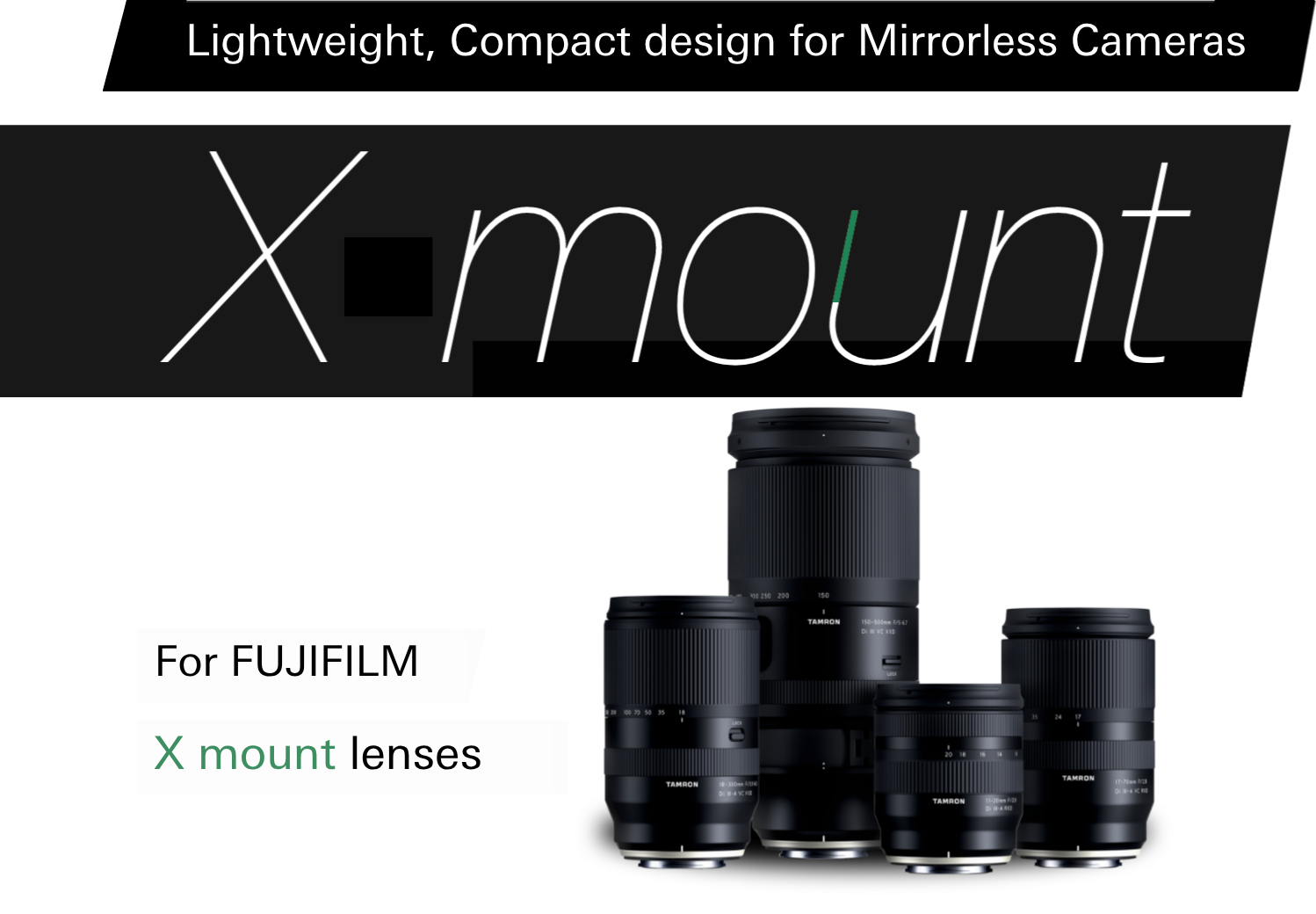 TAMRON Lens Lineup for Nikon Z mount